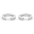 Zarkan Twinkling Hoop Silver Earrings