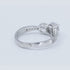 Zarkan Trident Silver Solitaire Ring