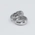 Zarkan Triple Line Solid Pure Silver Earrings