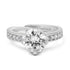 Zarkan Silver Elegant Solitaire Ring