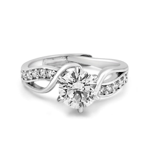 Zarkan Be With Me Silver Solitaire Ring