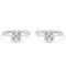 Zarkan The Quad Stones Silver Toe Rings