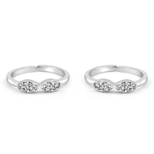 Zarkan The Wonderous Wings Silver Toe Rings