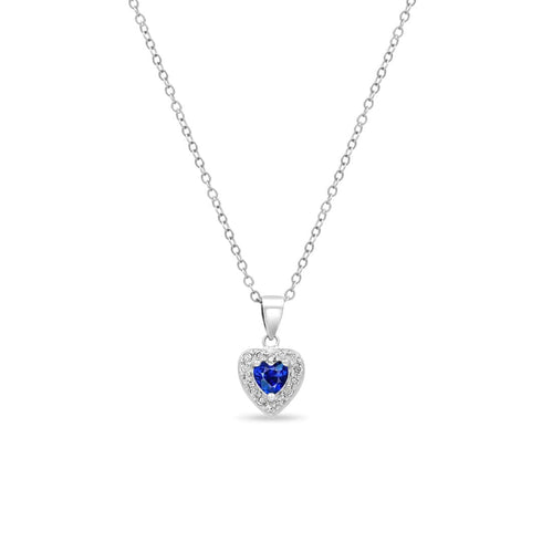 Zarkan The Lover's Gift Blue Silver Jewelry Set