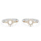 Zarkan The Golden Rangoli Silver Toe Rings