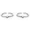 Zarkan The Belle Dot Silver Toe Rings