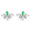 Zarkan The Green Bee Silver Toe Rings