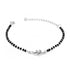 Zarkan Checkered Linear Silver Bracelet