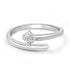 Zarkan 925 Silver American Diamond Ring