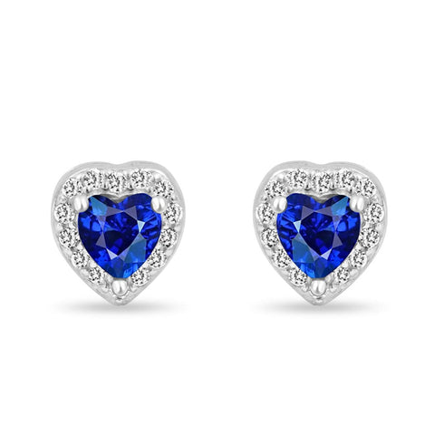Zarkan The Lover's Gift Blue Silver Jewelry Set
