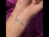 Zarkan Infinity Heart Silver Bracelet