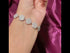 Zarkan Zicon Silver Plated Bracelet