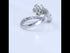 Zarkan Ravishing Red Rose Gold Silver Ring