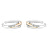 Zarkan Golden Spotlight Silver Toe Rings