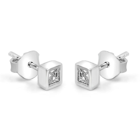 Zarkan Belle Box Silver Jewelry Set