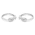 Zarkan The Leaf Life Silver Toe Rings