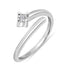 Zarkan 925 Silver American Diamond Ring